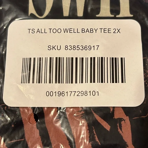 π Authentic Merch - Taylor Swift The Eras Tour Black T-Shirt - Picture 5 of 6